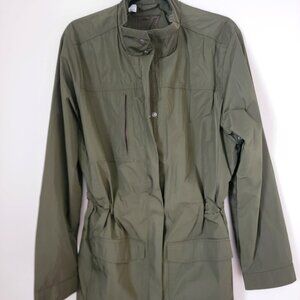NEW Cutter & Buck Womens XXL WeatherTec Birch Bay Field Rain Jacket Olive Green
